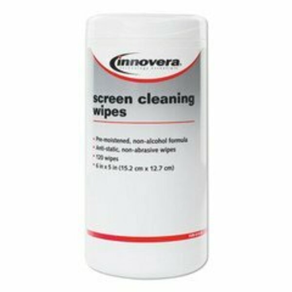 Swe-Tech 3C Innovera Antistatic Screen Cleaning Wipes in Pop-Up Tub, 120PK FWT9001-00106